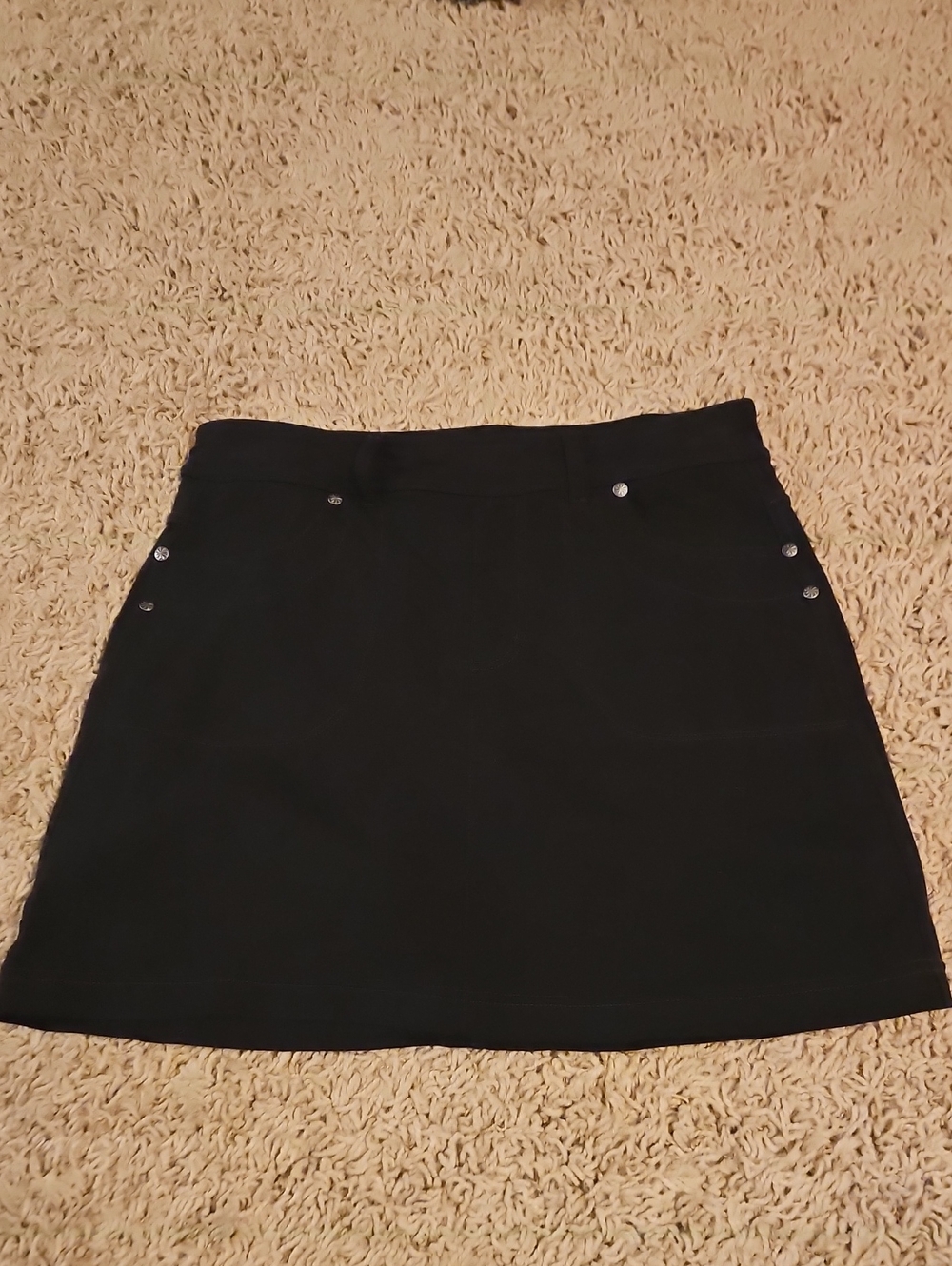 Athleta Black Skirt W/attached Shorts Size Small